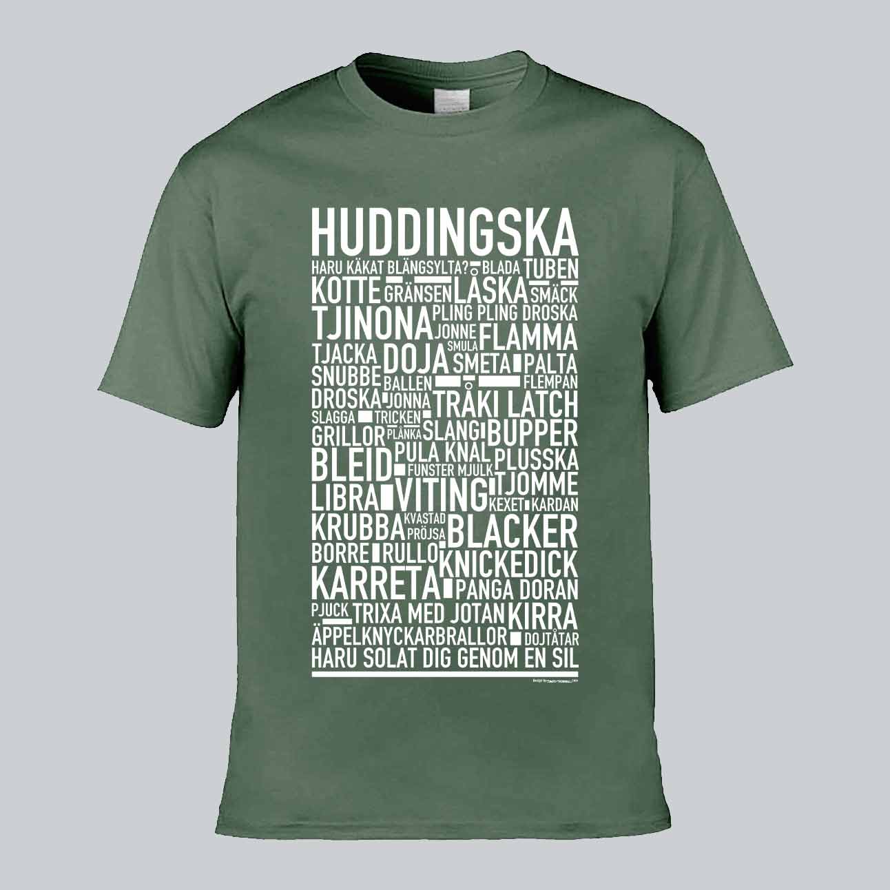 Huddingska Dialekt Text T-shirt