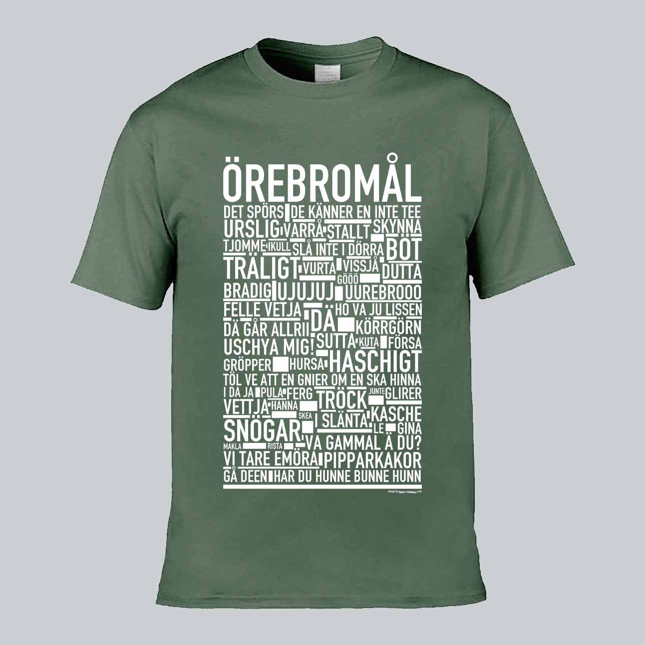 Örebromål Dialekt Text T-shirt