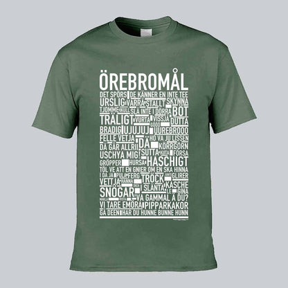 Örebromål Dialekt Text T-shirt