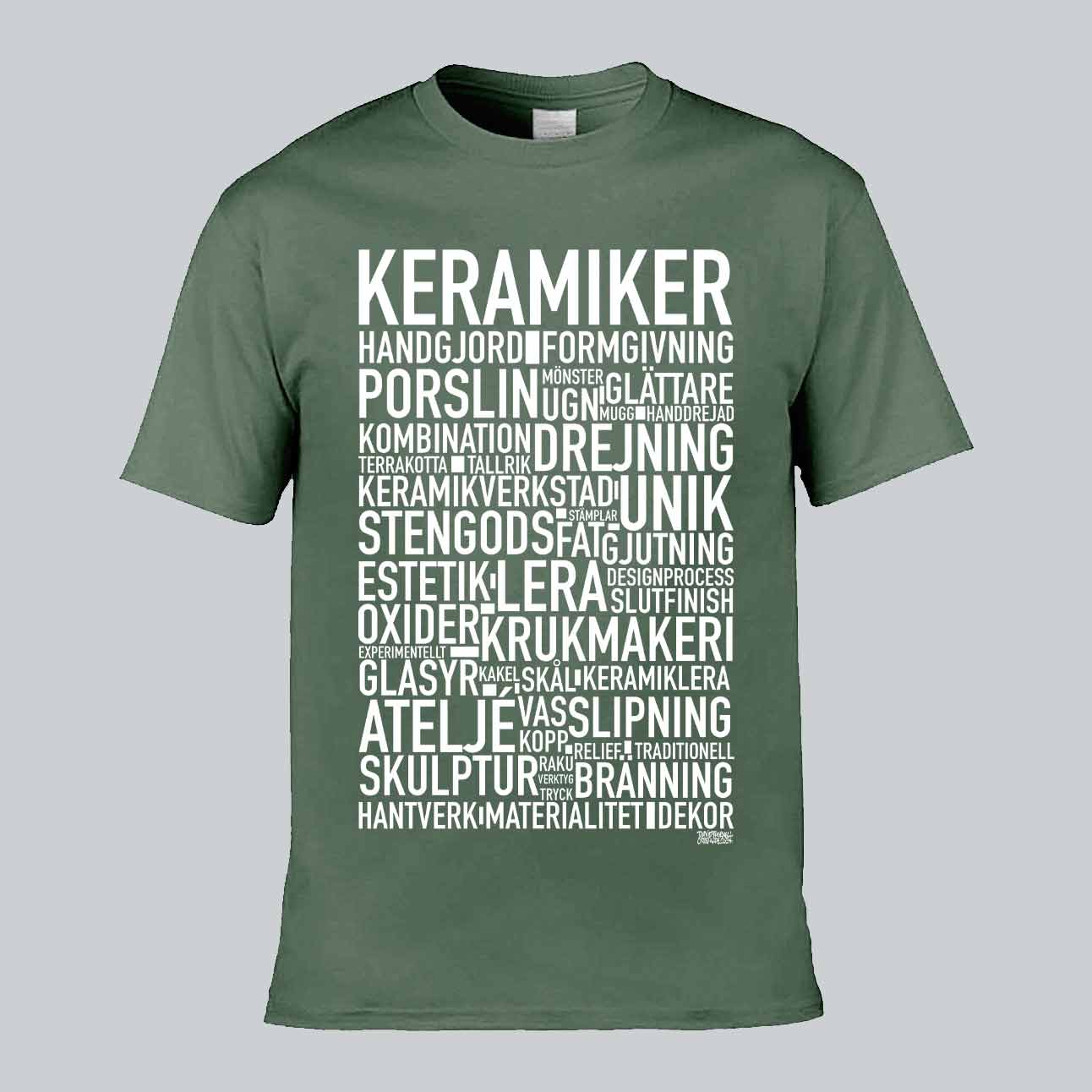 Keramiker Text T-shirt