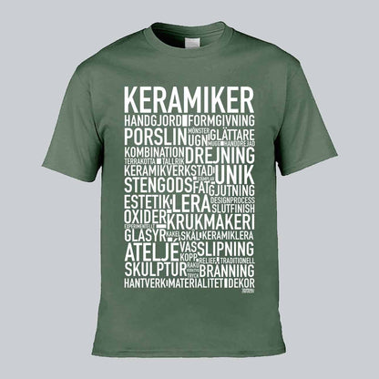 Keramiker Text T-shirt
