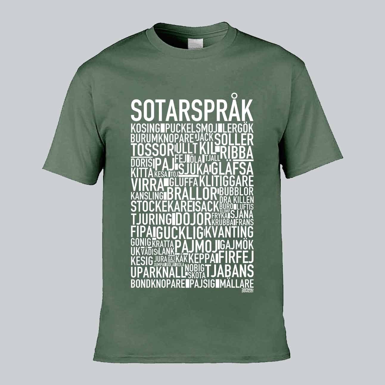 Sotarspråk Dialekt Text T-shirt