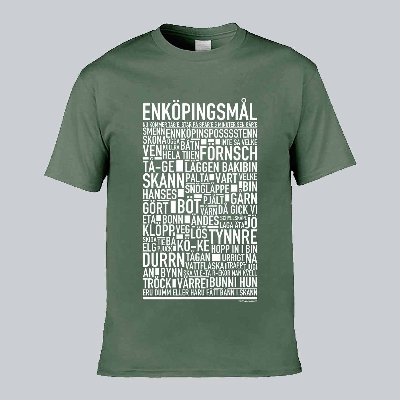 Enköpingsmål Dialekt Text T-shirt