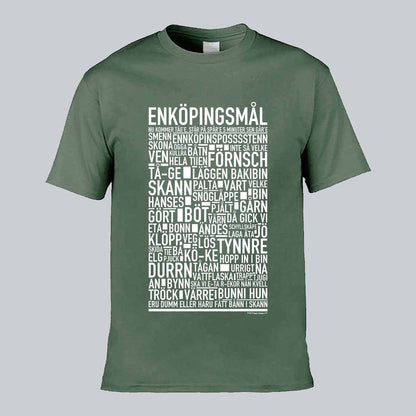 Enköpingsmål Dialekt Text T-shirt