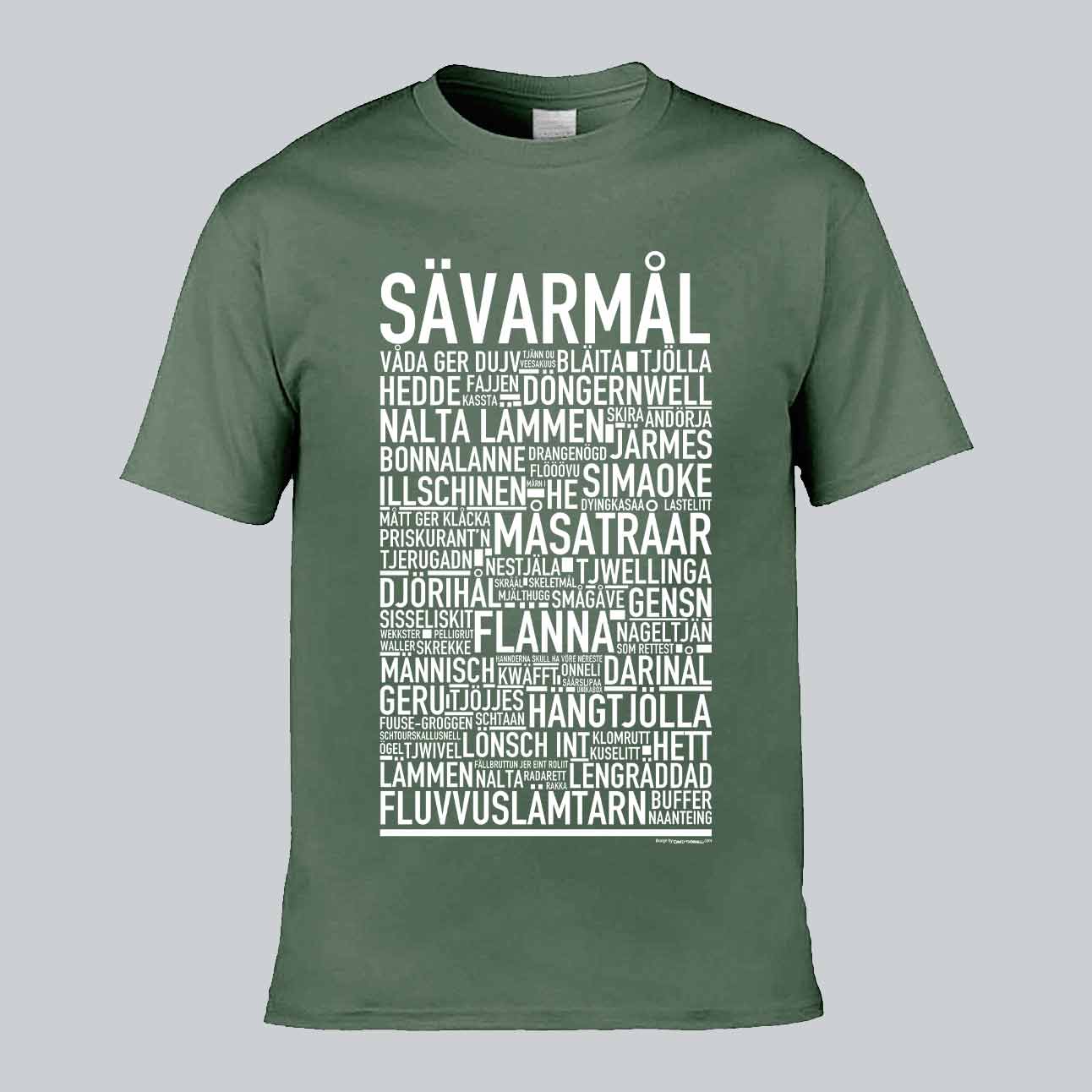 Sävarmål Dialekt Text T-shirt