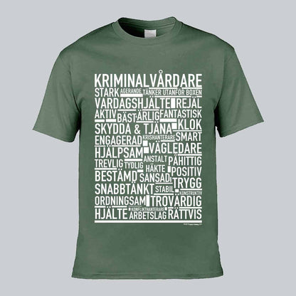 Kriminalvårdare Text T-shirt