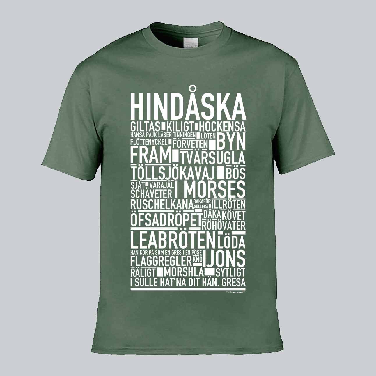 Hindåska Dialekt Text T-shirt