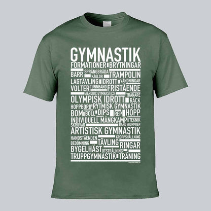 Gymnastik Text T-shirt