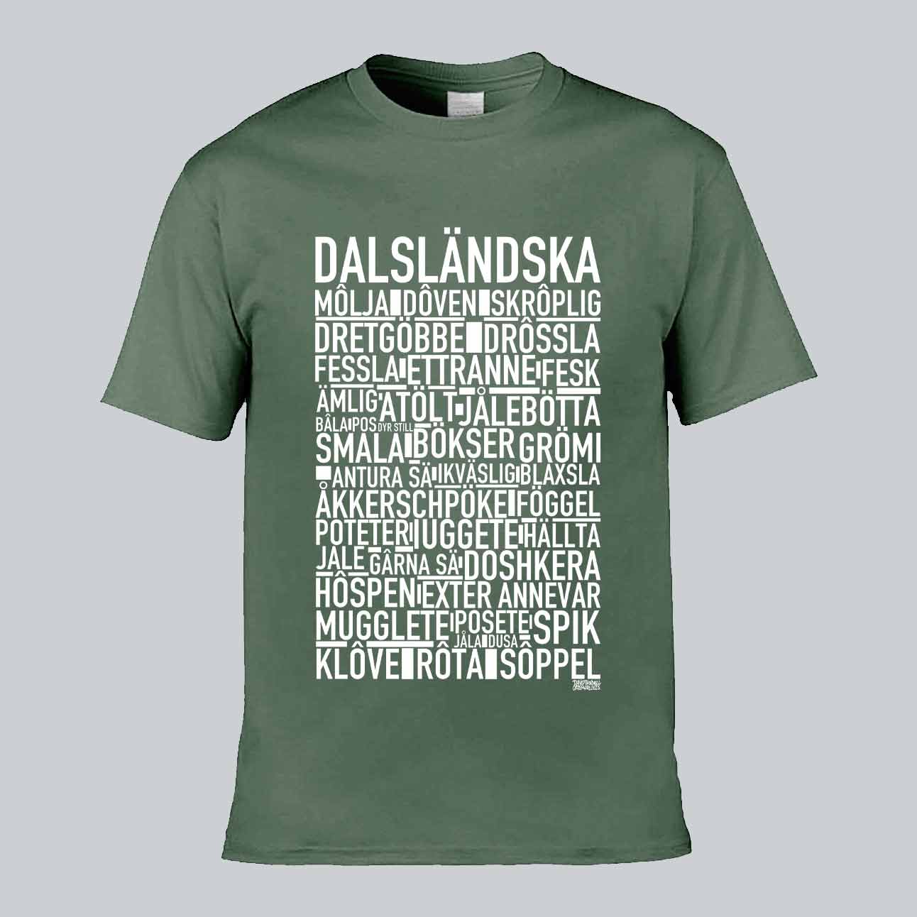 Dalsländska Dialekt Text T-shirt