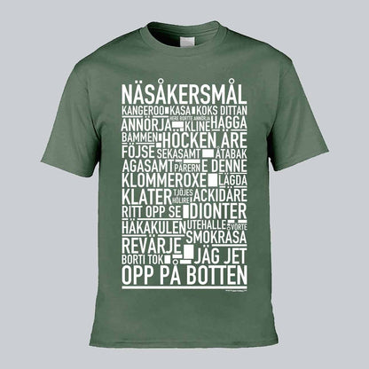 Näsåkersmål Dialekt Text T-shirt