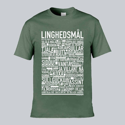 Linghedsmål Dialekt Text T-shirt