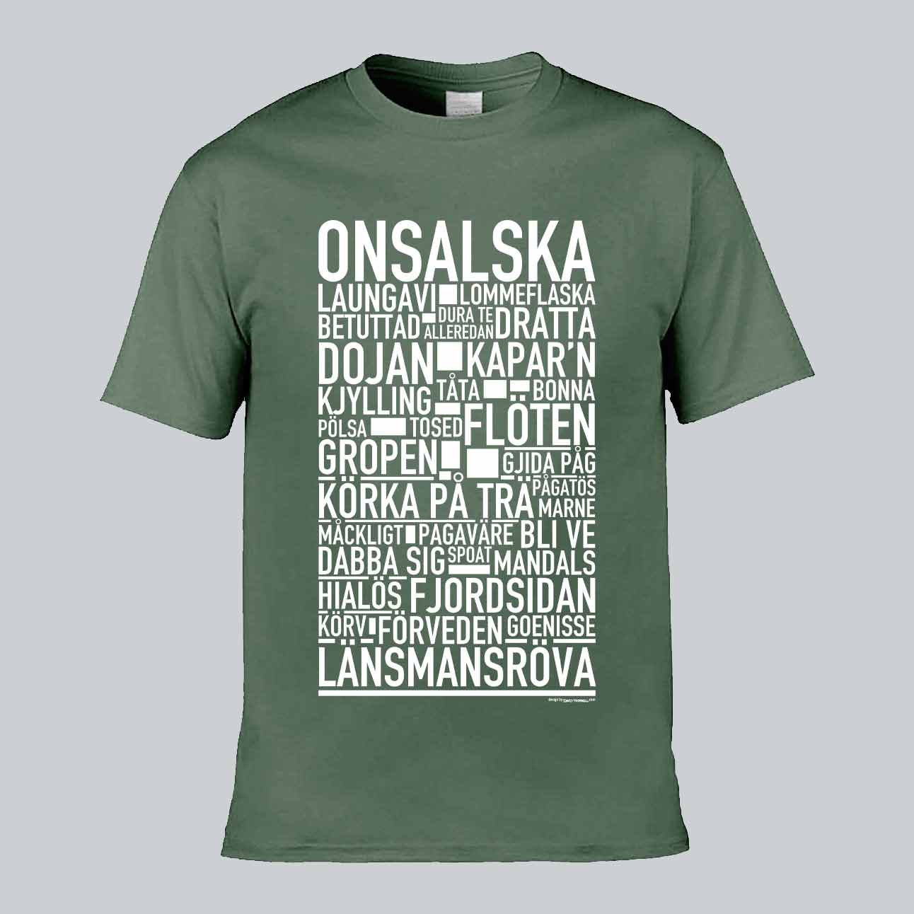 Onsalska Dialekt Text T-shirt