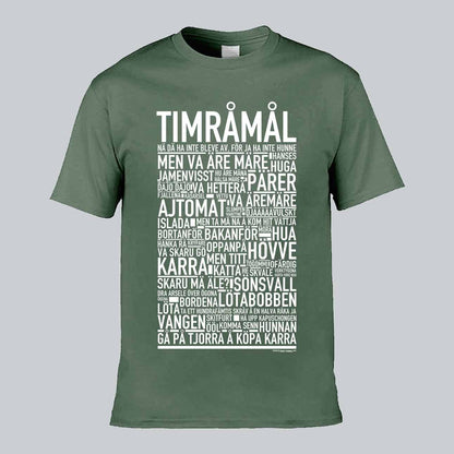 Timråmål Dialekt Text T-shirt