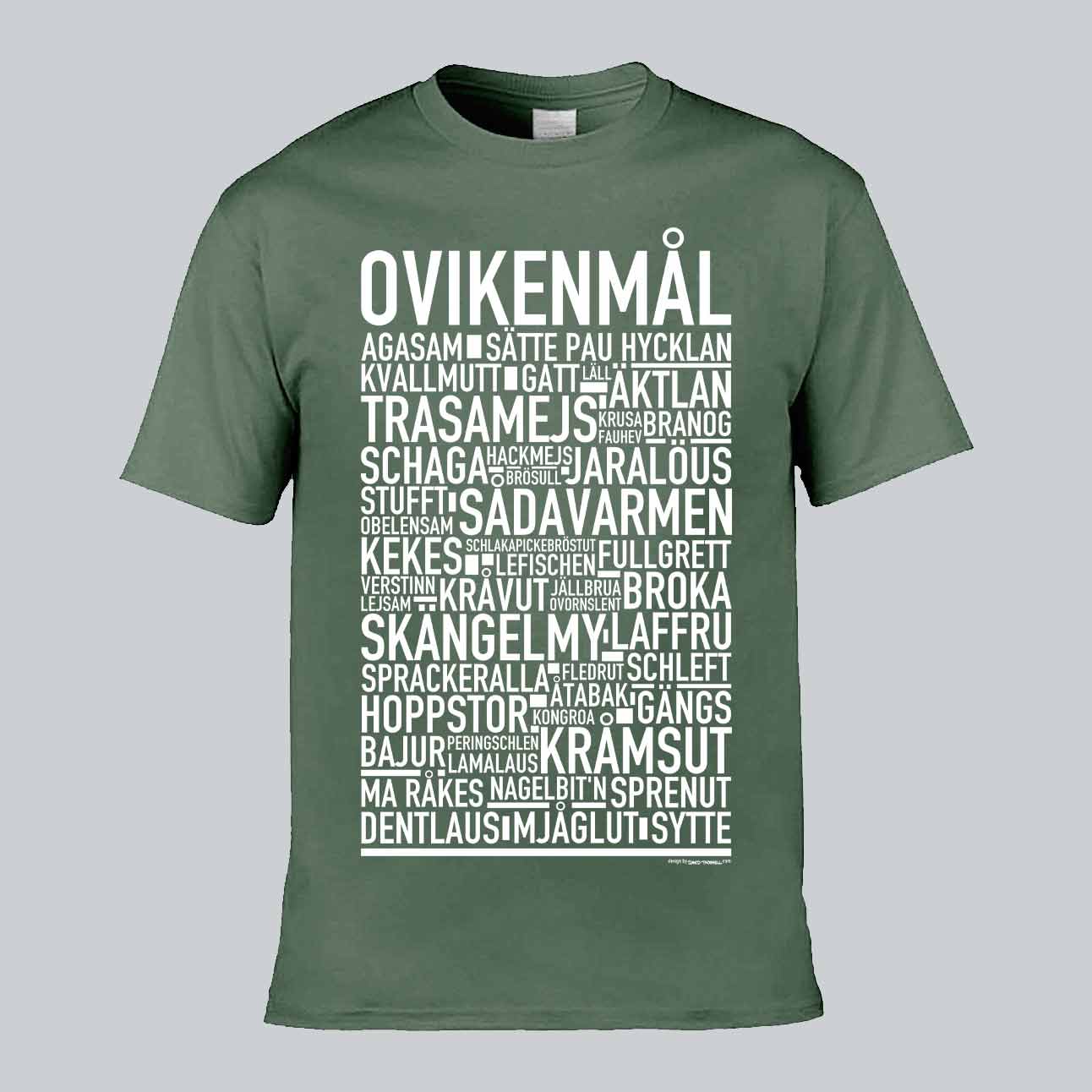 Ovikenmål Dialekt Text T-shirt