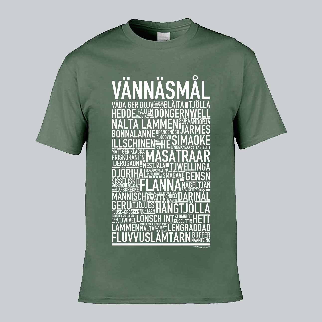 Vännäsmål Dialekt Text T-shirt