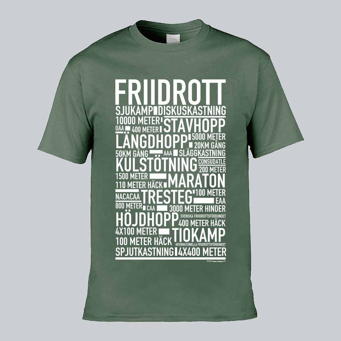 Friidrott Text T-shirt