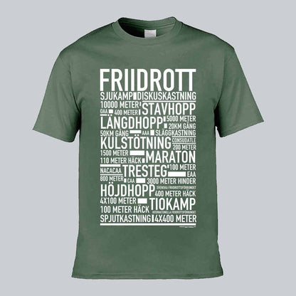 Friidrott Text T-shirt