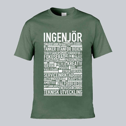 Ingenjör Text T-shirt