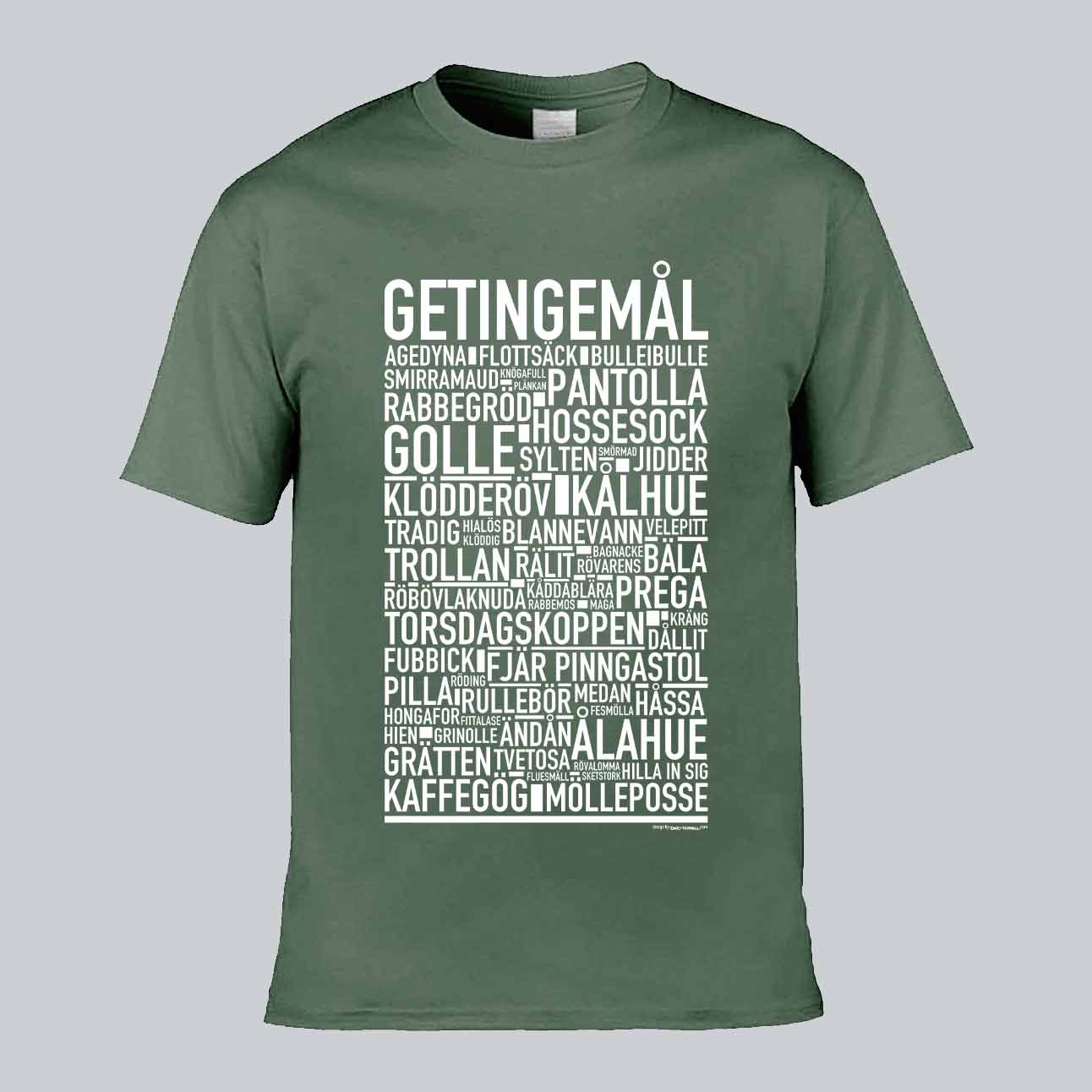 Getingemål Dialekt Text T-shirt