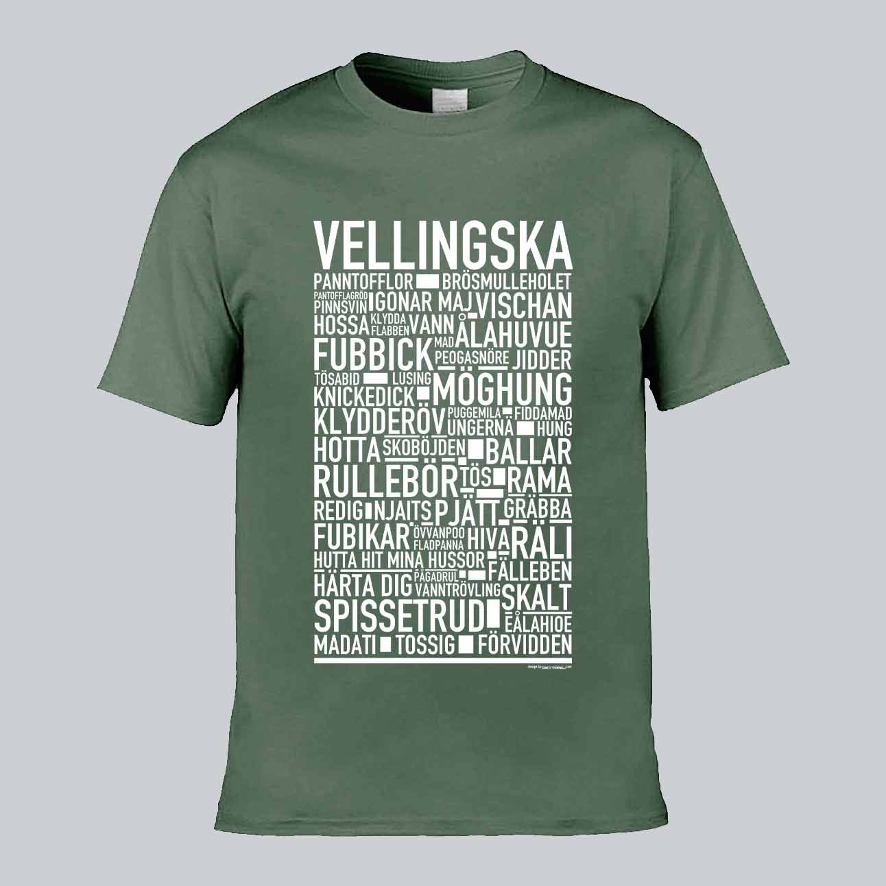 Vellingska Dialekt Text T-shirt