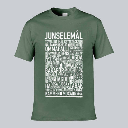 Junselemål Dialekt Text T-shirt