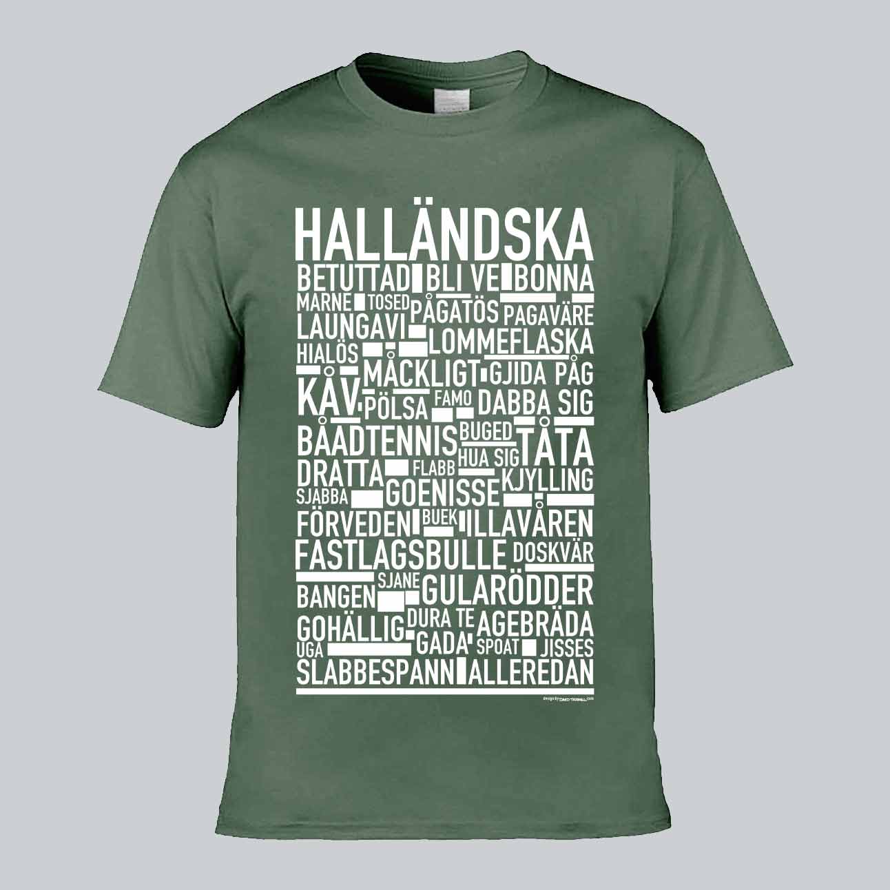 Halländska Dialekt Text T-shirt