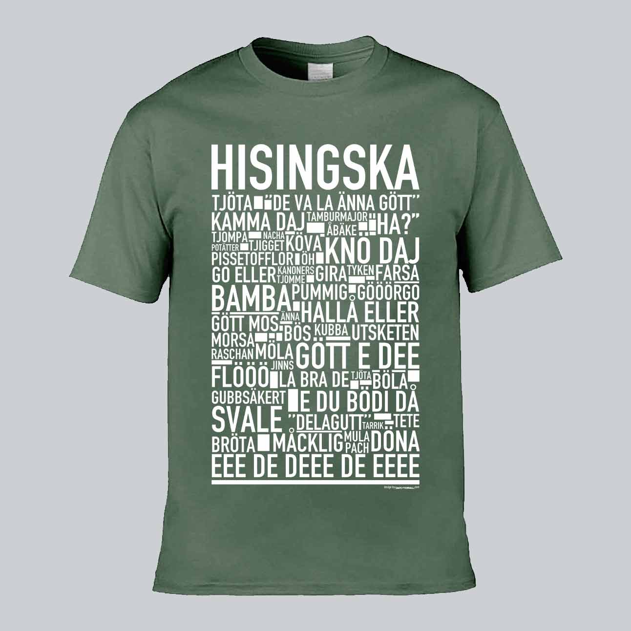 Hisingska Dialekt Text T-shirt