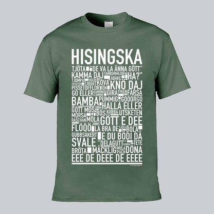 Hisingska Dialekt Text T-shirt