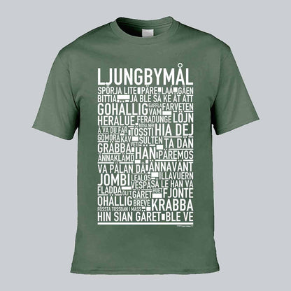 Ljungbymål Dialekt Text T-shirt