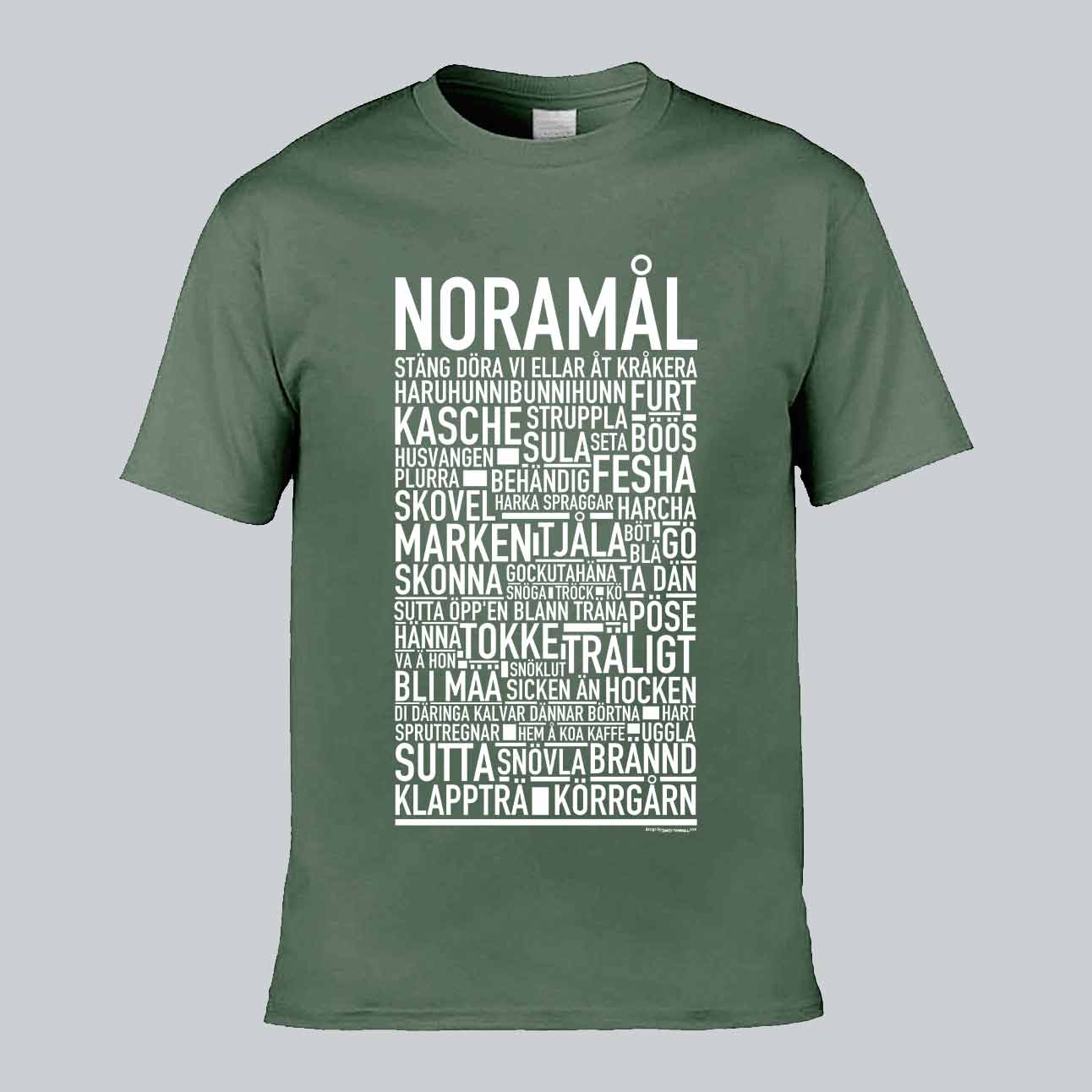Noramål Dialekt Text T-shirt
