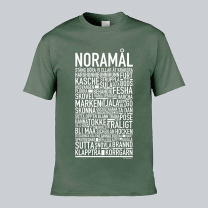 Noramål Dialekt Text T-shirt