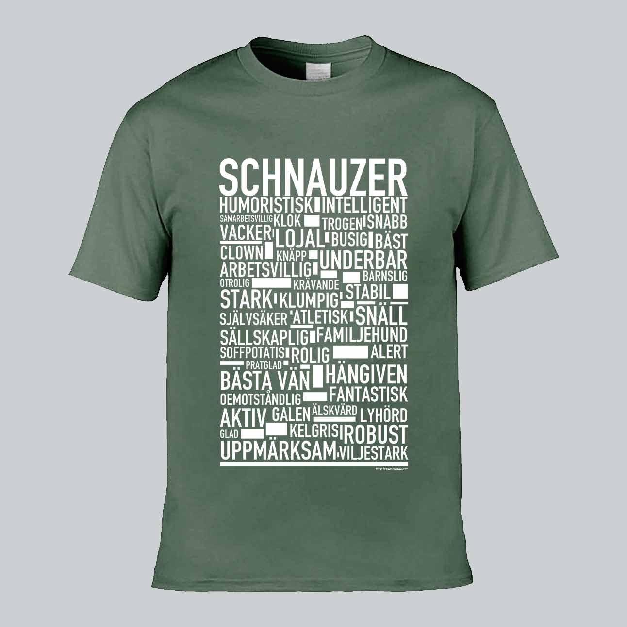 Schnauzer Text T-shirt