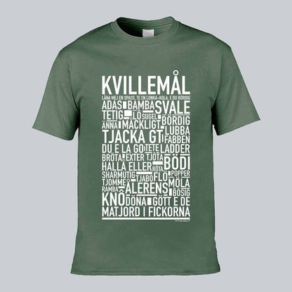 Kvillemål Dialekt Text T-shirt