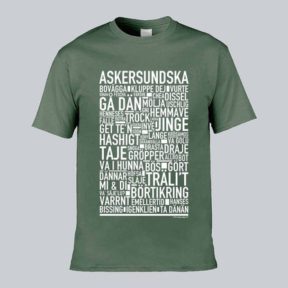 Askersundska Dialekt Text T-shirt