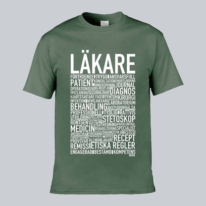 Läkare 2025 Text T-shirt
