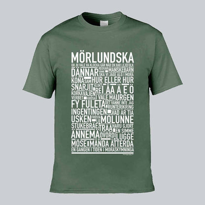 Mörlundska Dialekt Text T-shirt