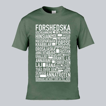 Forshedska Dialekt Text T-shirt