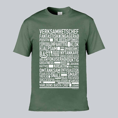 Verksamhetschef Text T-shirt