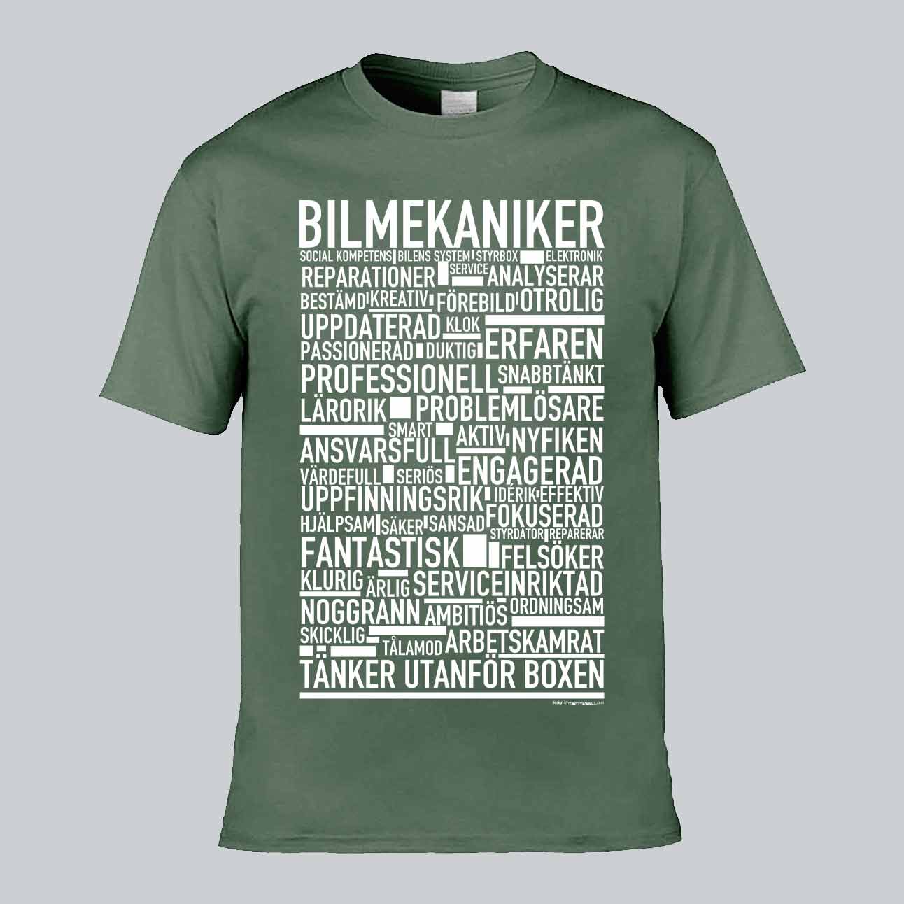 Bilmekaniker Text T-shirt