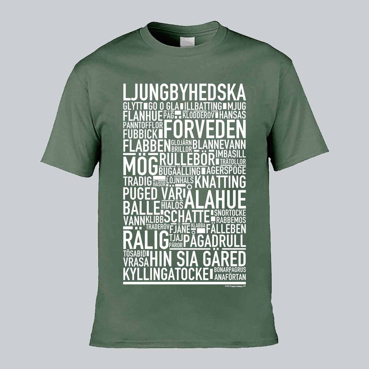 Ljungbyhedska Dialekt Text T-shirt