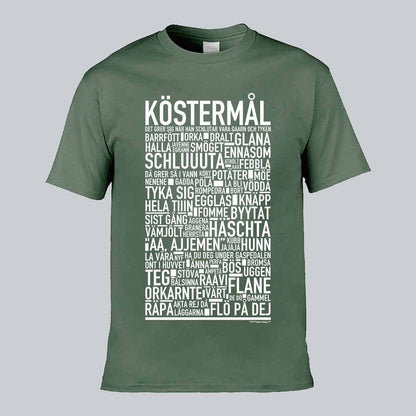Köstermål Dialekt Text T-shirt