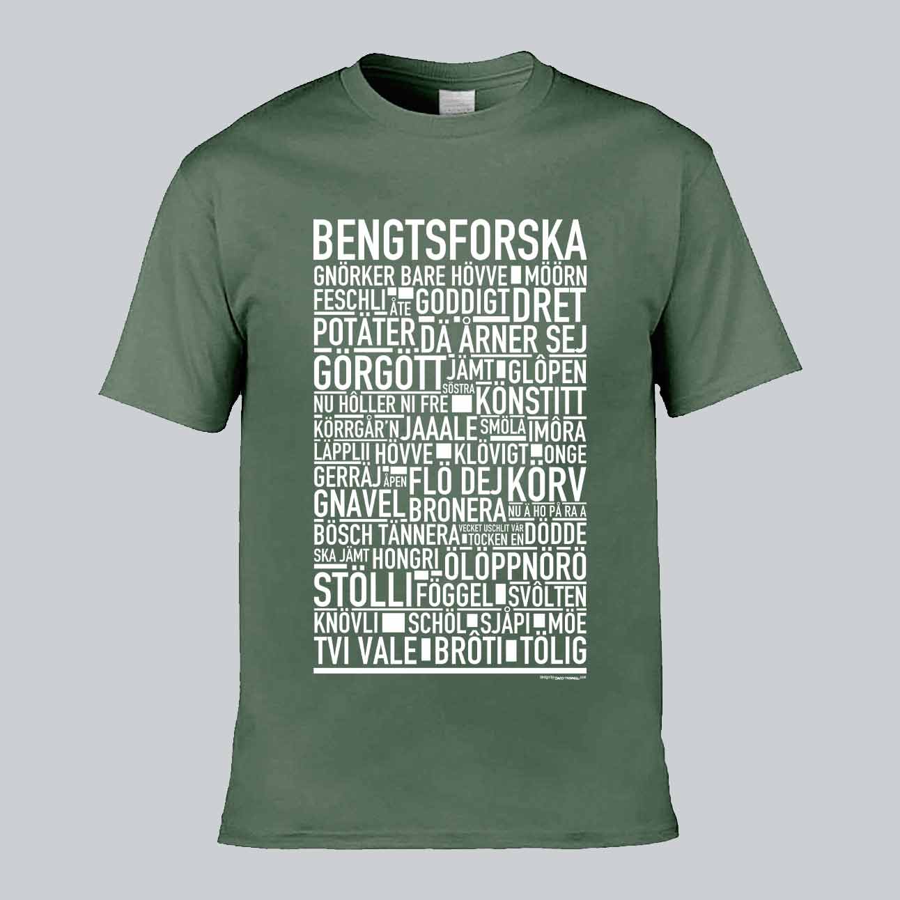 Bengtsforska Dialekt Text T-shirt