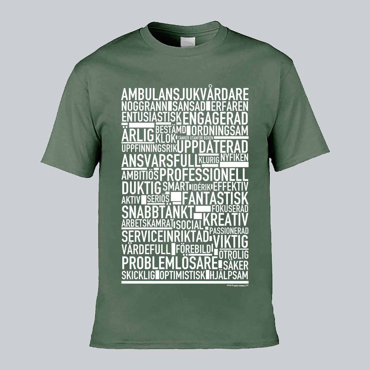 Ambulanssjukvårdare Text T-shirt