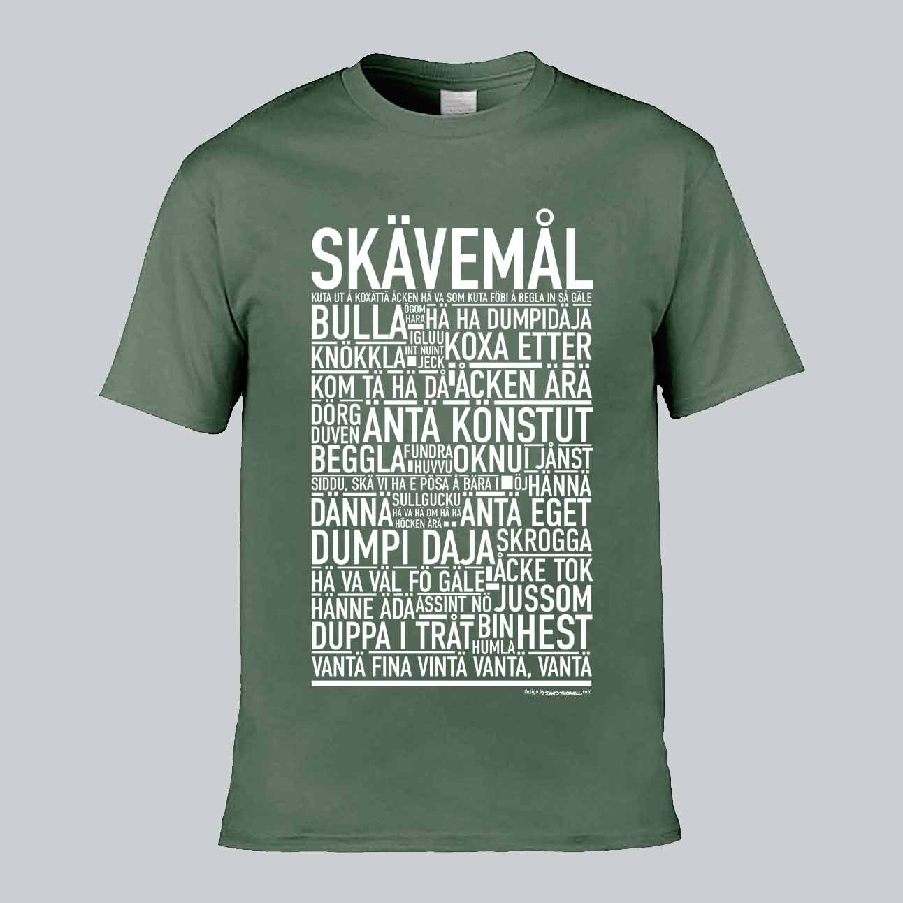 Skävemål Dialekt Text T-shirt