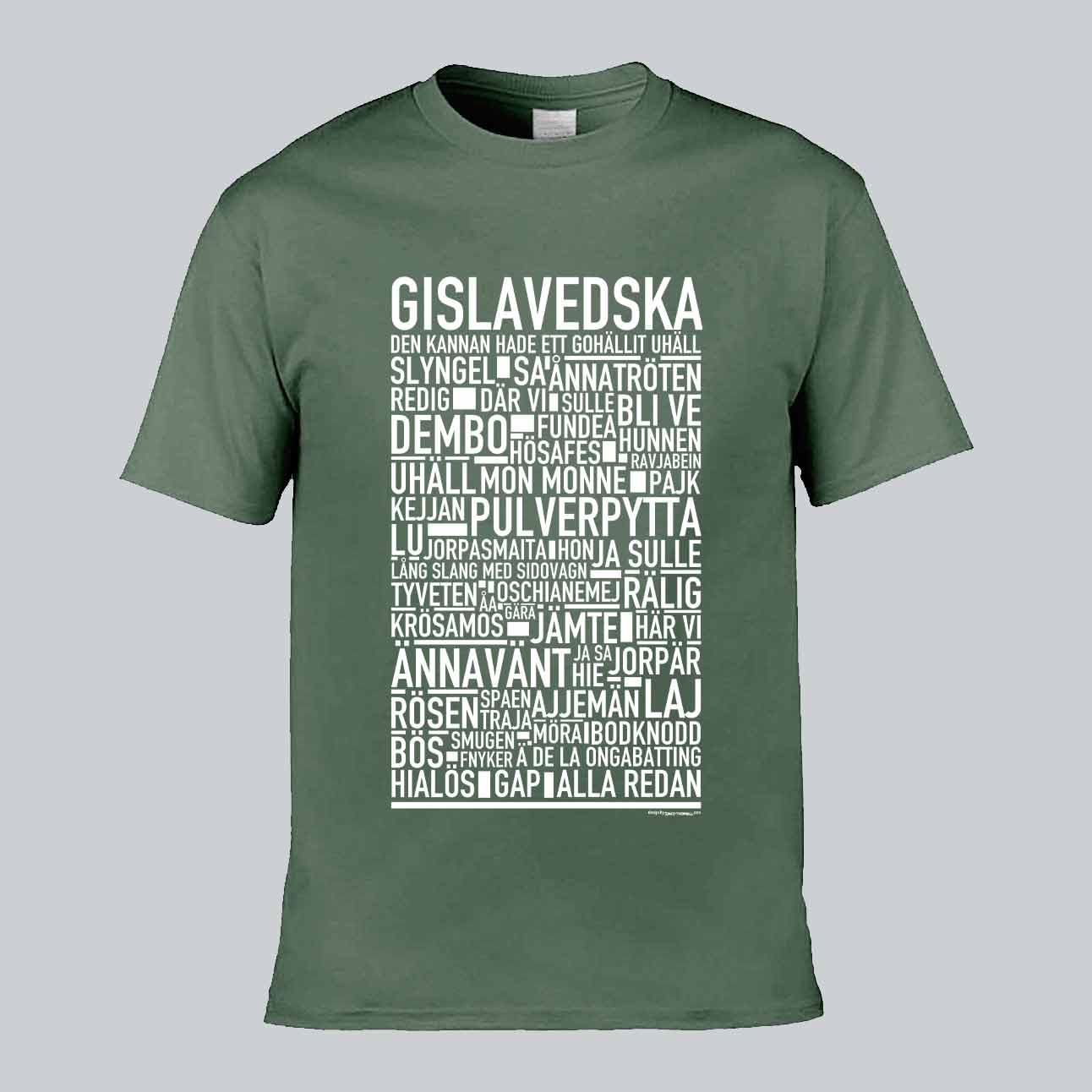 Gislavedska Dialekt Text T-shirt