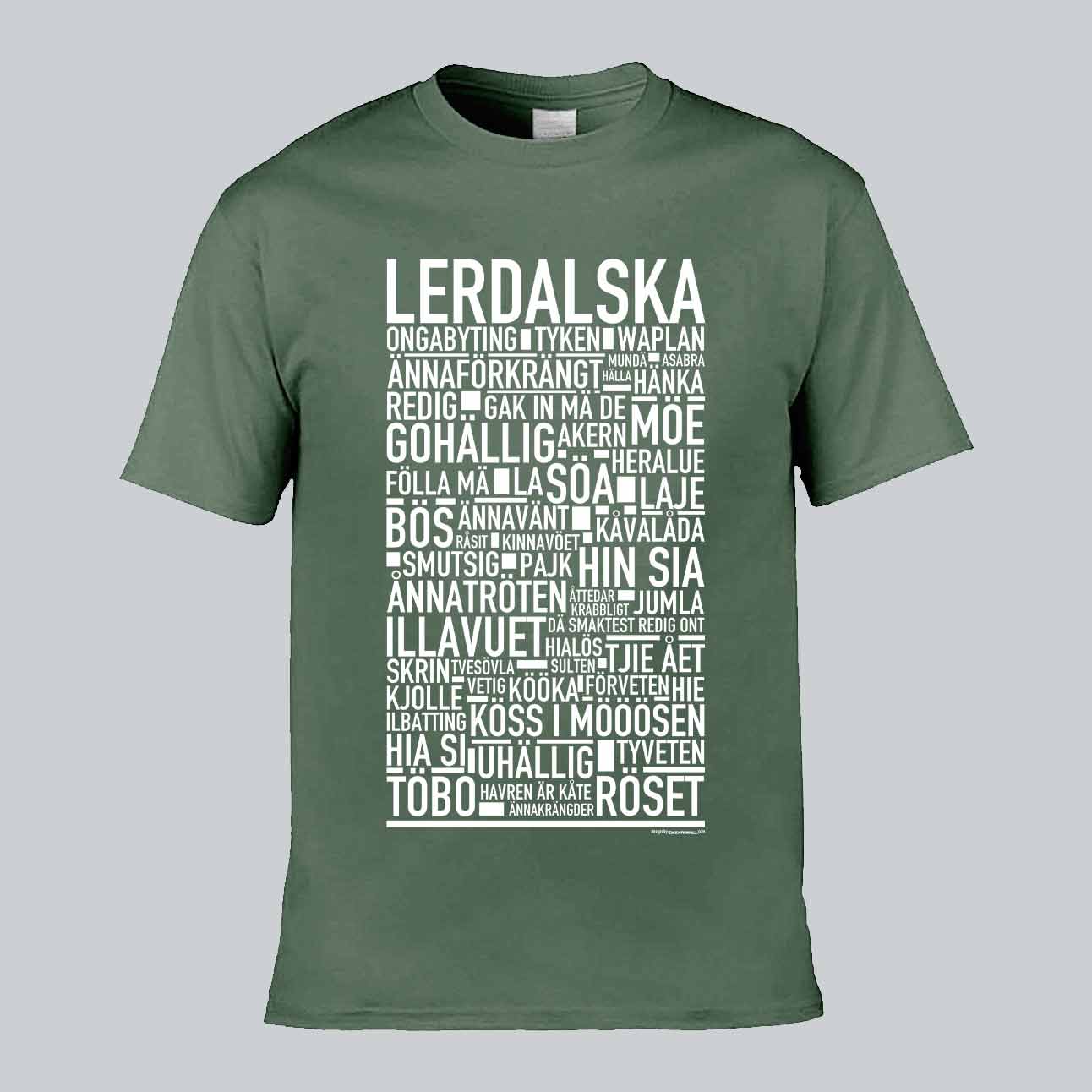 Lerdalska Dialekt Text T-shirt