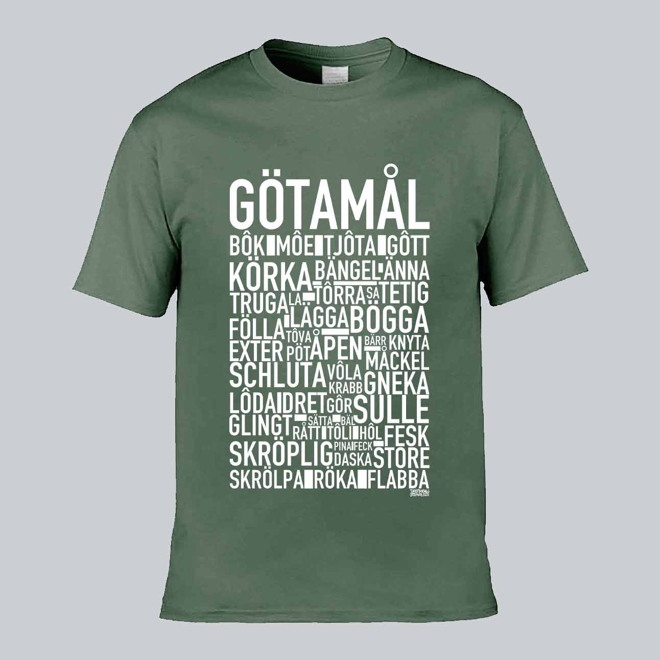 Götamål Dialekt Text T-shirt