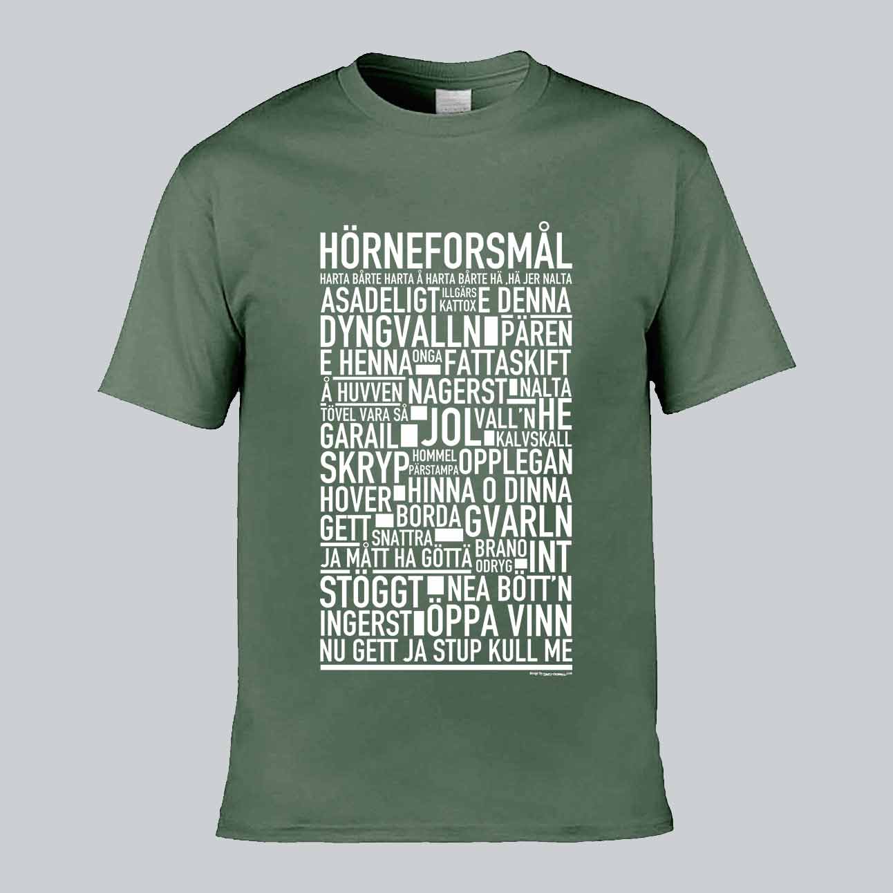 Hörneforsmål Dialekt Text T-shirt