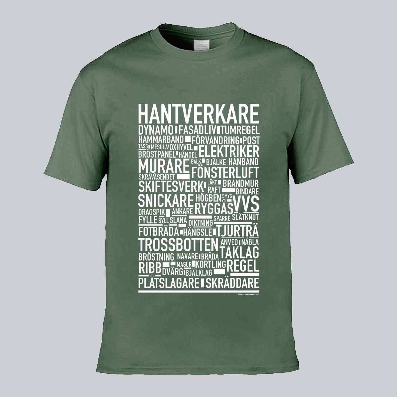 Hantverkare Text T-shirt