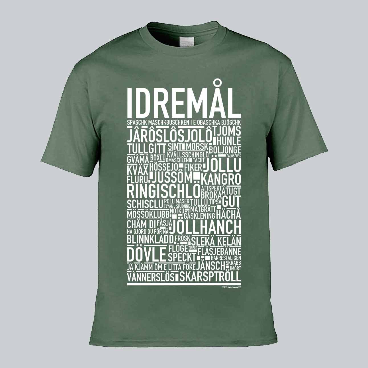 Idremål Dialekt Text T-shirt